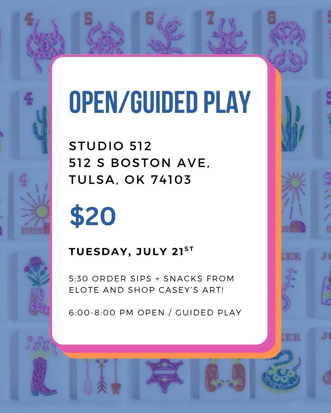 Open Play at Studio 512